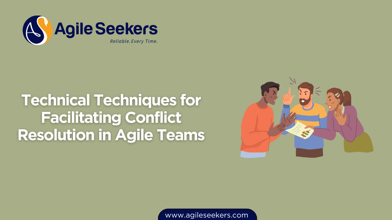How does a self-managing team resolve strong technical disagreements without escalation?
