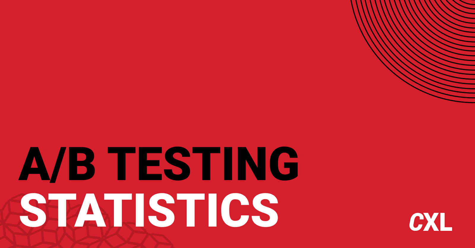 P-value vs confidence interval in an A/B test