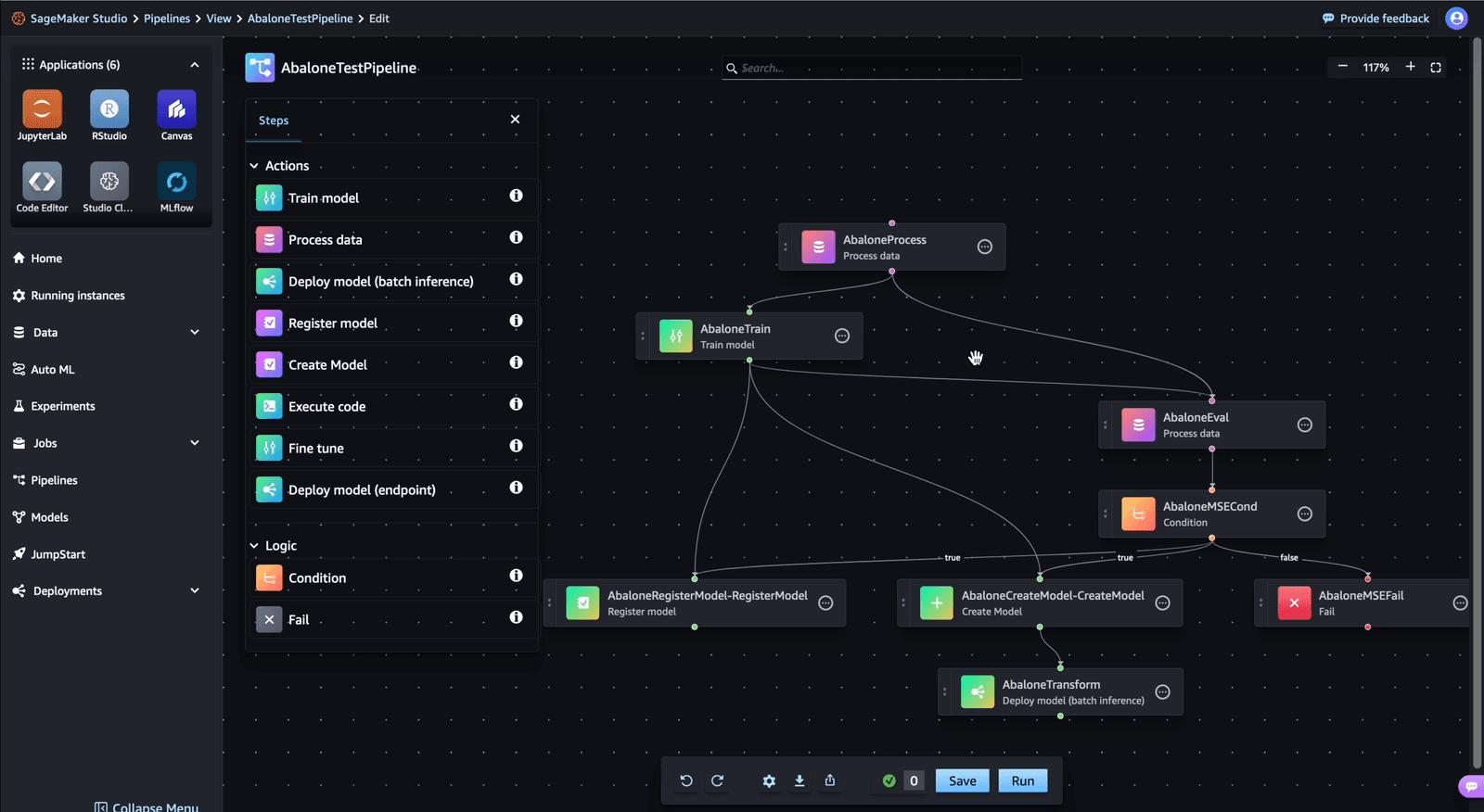Amazon SageMaker Pipelines: Repeatable ML Workflows