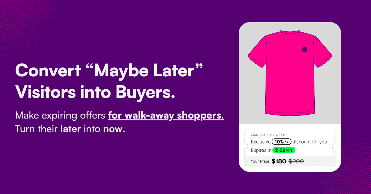 How would you implement a timezone-safe, tamper-proof offer countdown?