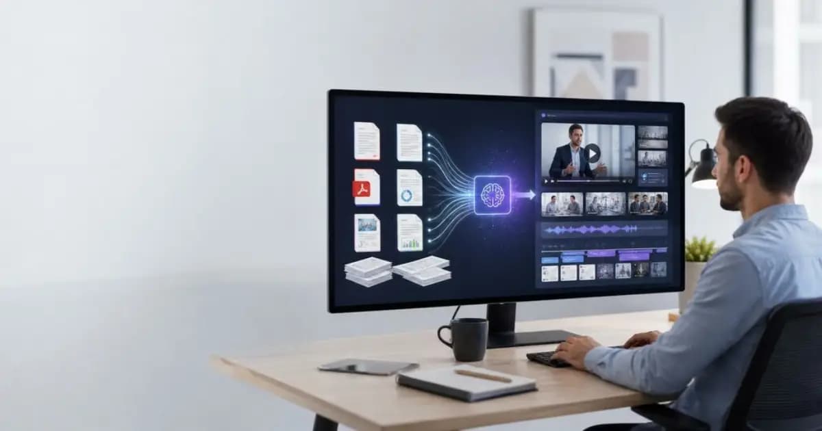 How do you convert dense documentation into a spoken video script?