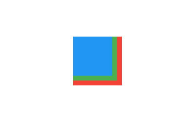 Which widget overlays and centers a loading indicator on an image?