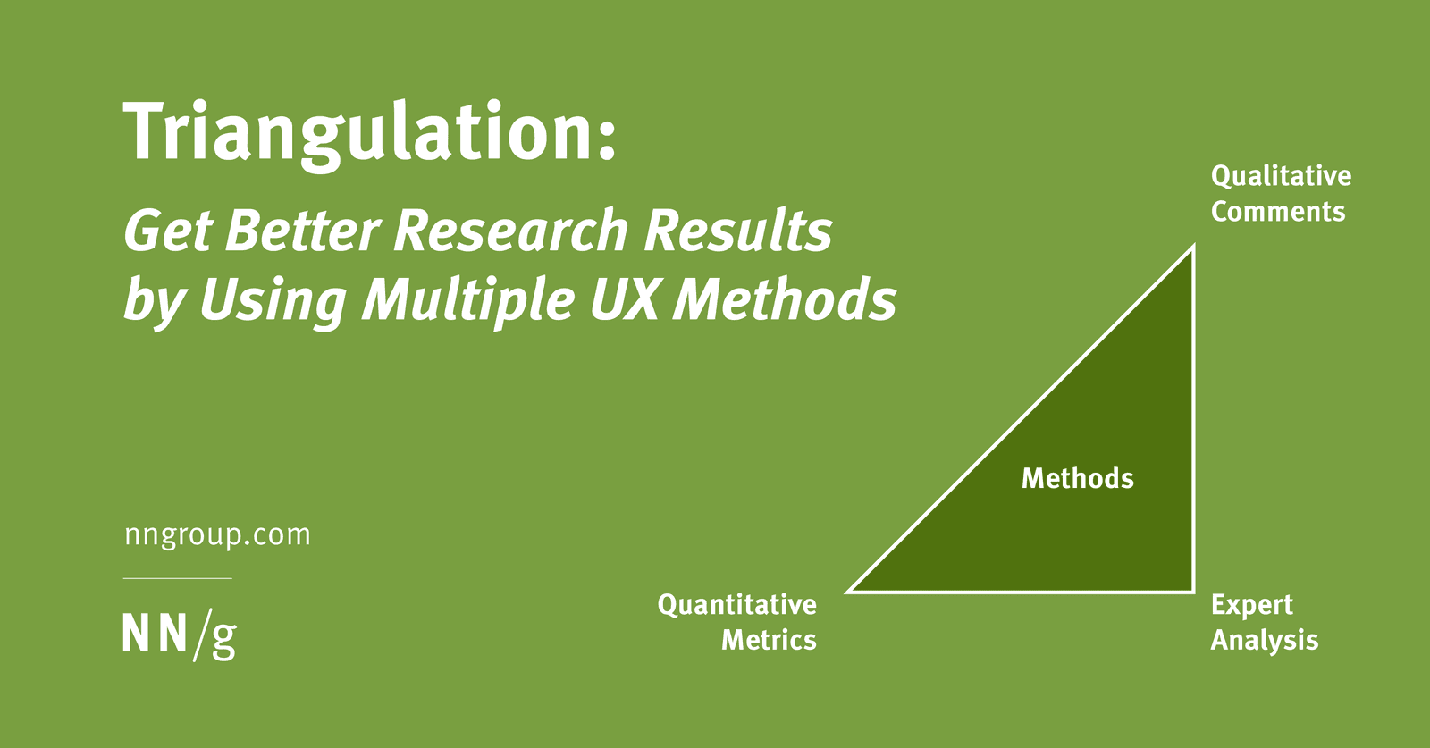 Triangulation: Stronger UX Insights from Multiple Angles